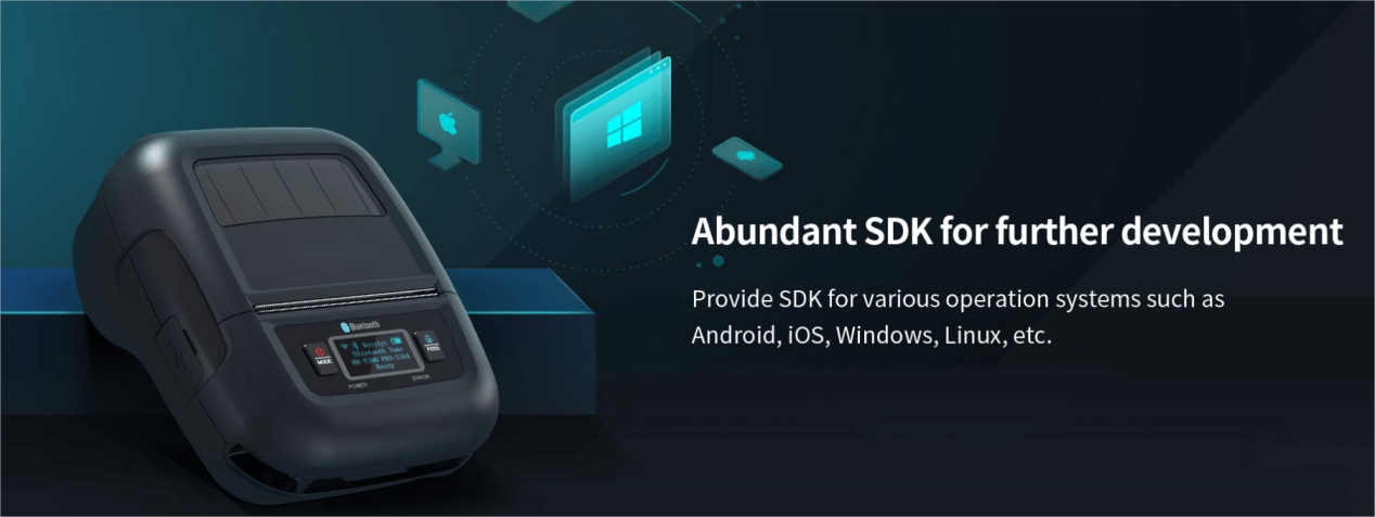 mobile штампач баркода